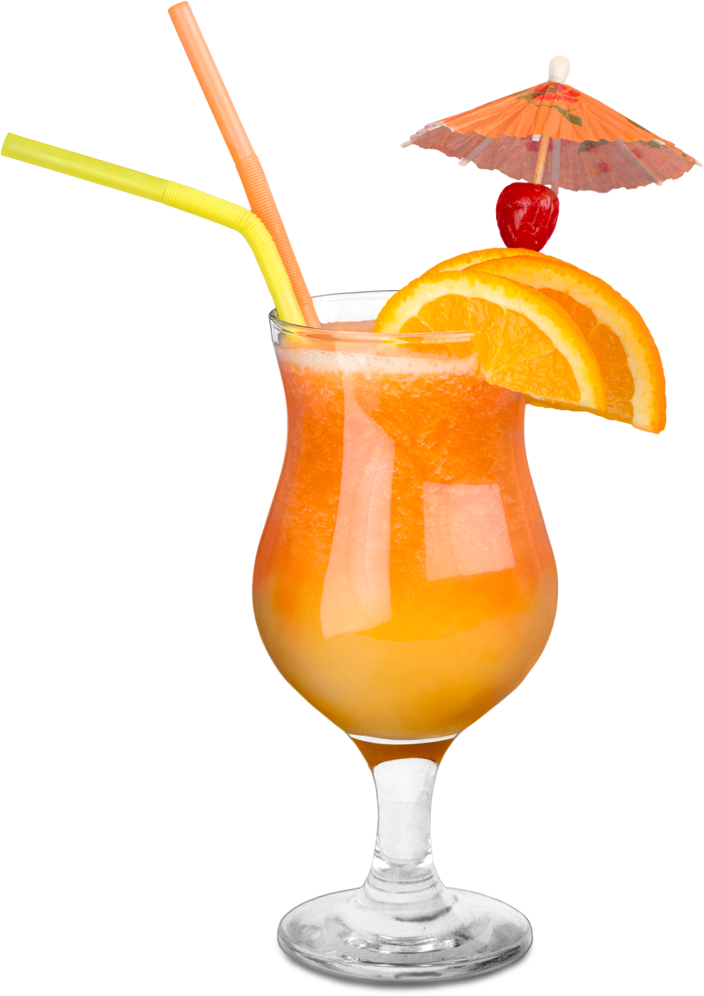 Orange Cocktail with Umbrella