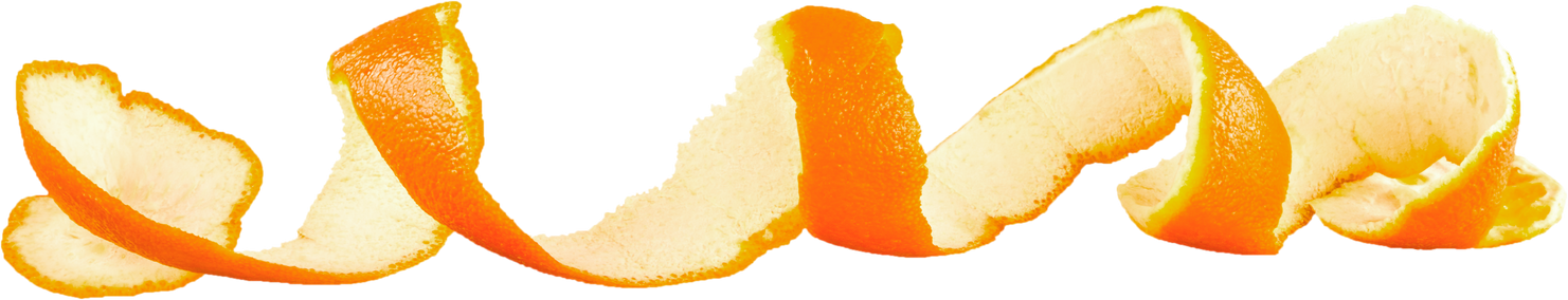 Orange Being peeled 