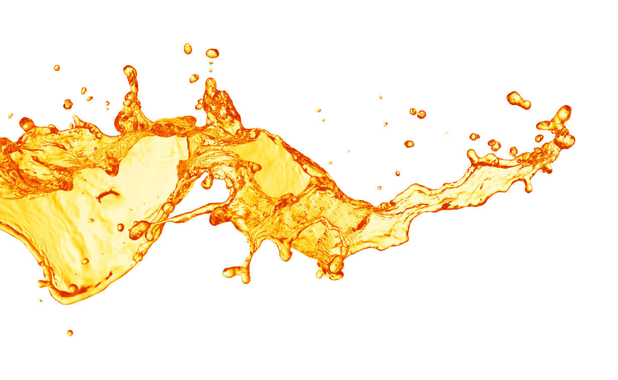 orange juice splash